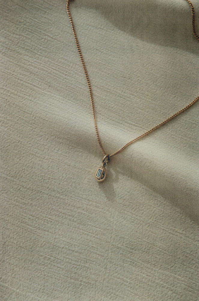 Egg Birthstone Charm, February