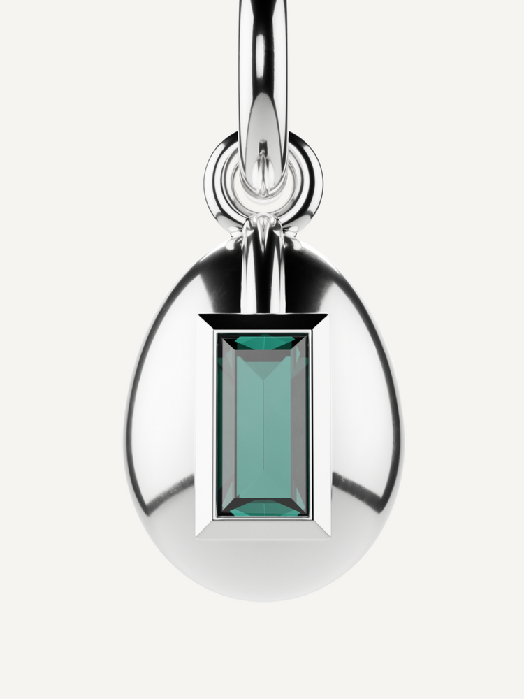Egg Birthstone Charm, June