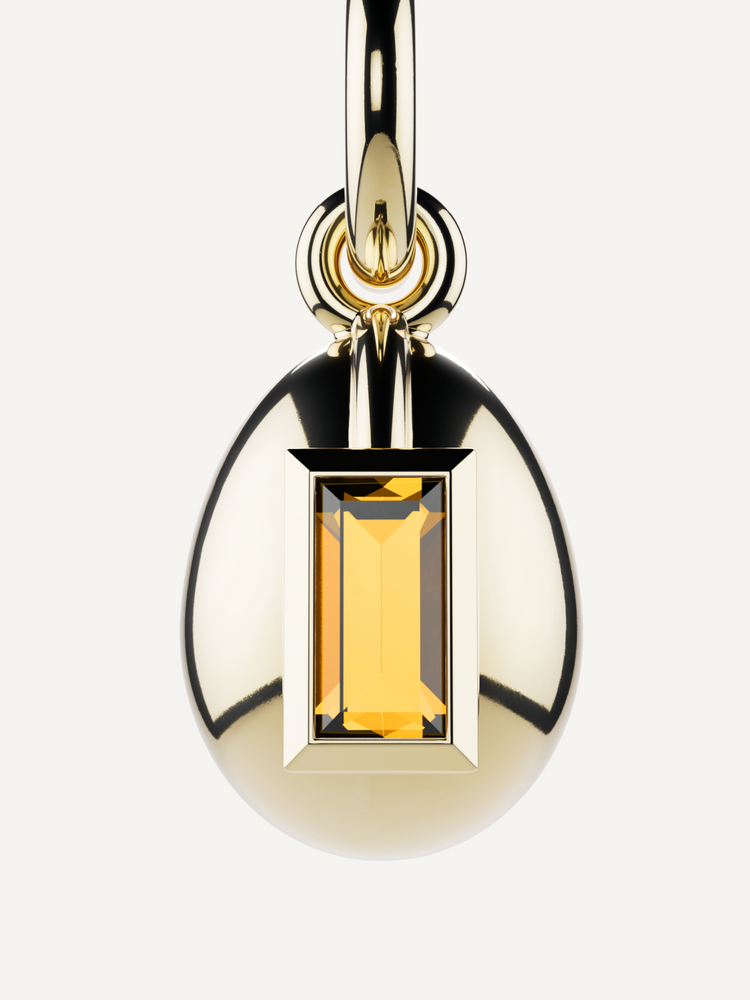 Egg Birthstone Charm, November