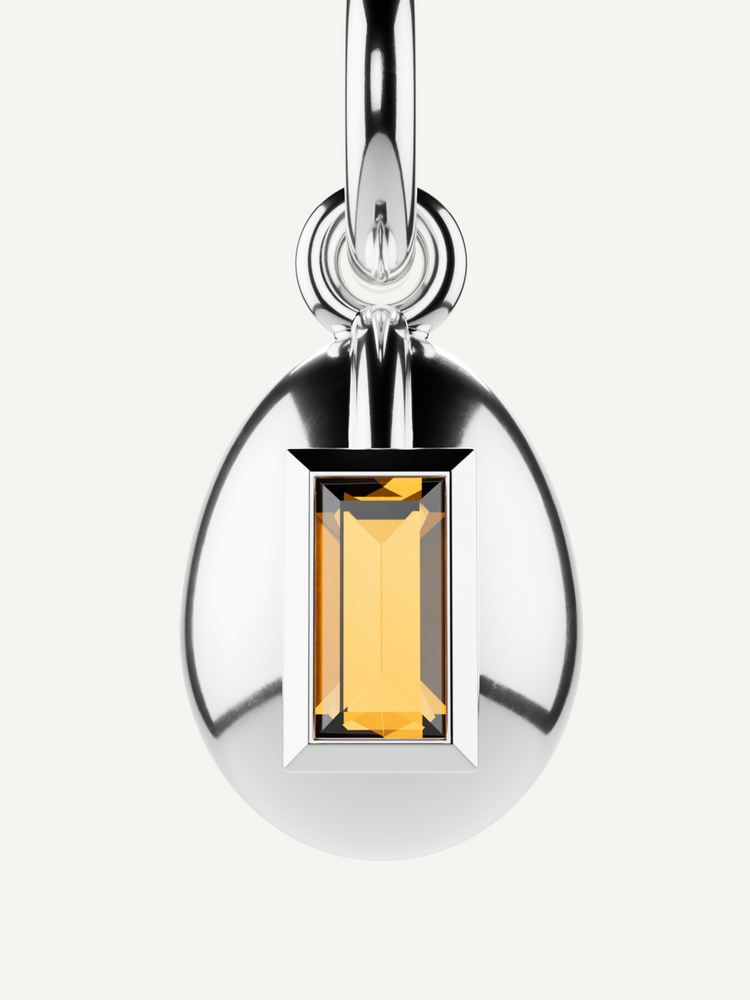 Egg Birthstone Charm, November