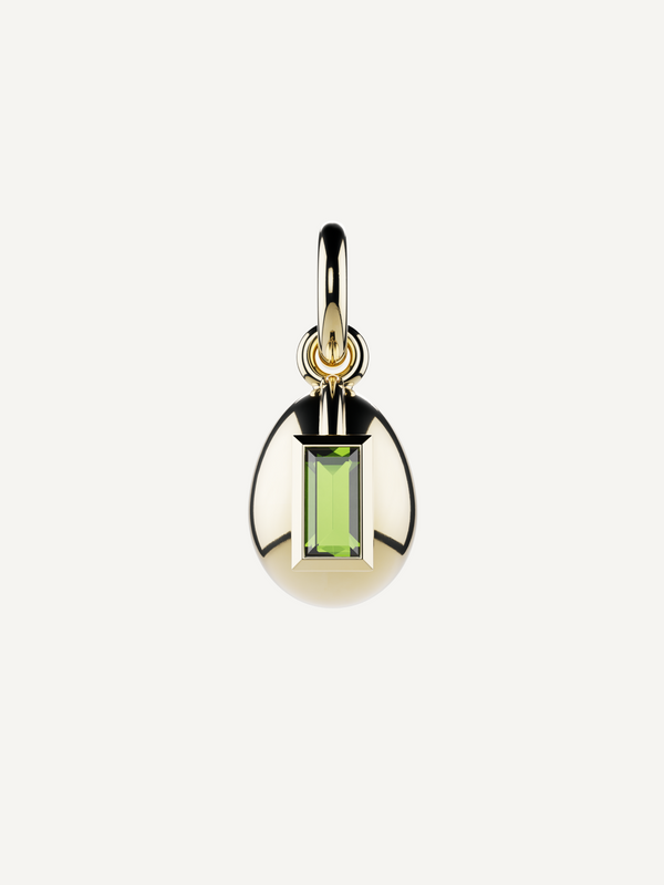 Egg Birthstone Charm, August