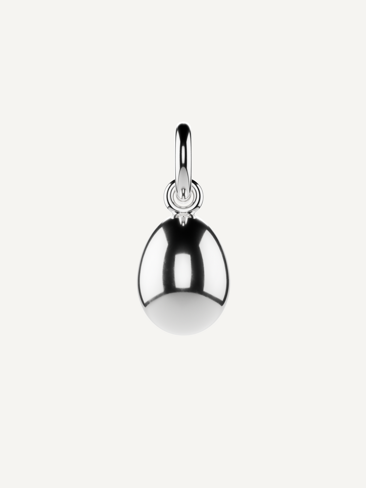 Egg Birthstone Charm, February