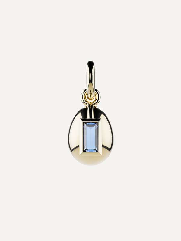 Egg Birthstone Charm, December