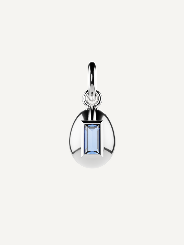 Egg Birthstone Charm, December