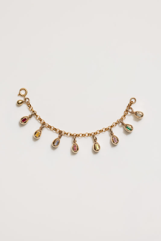 Egg Birthstone Charm, February