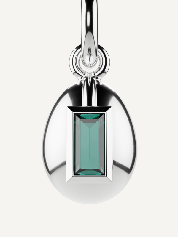 Egg Birthstone Charm, June