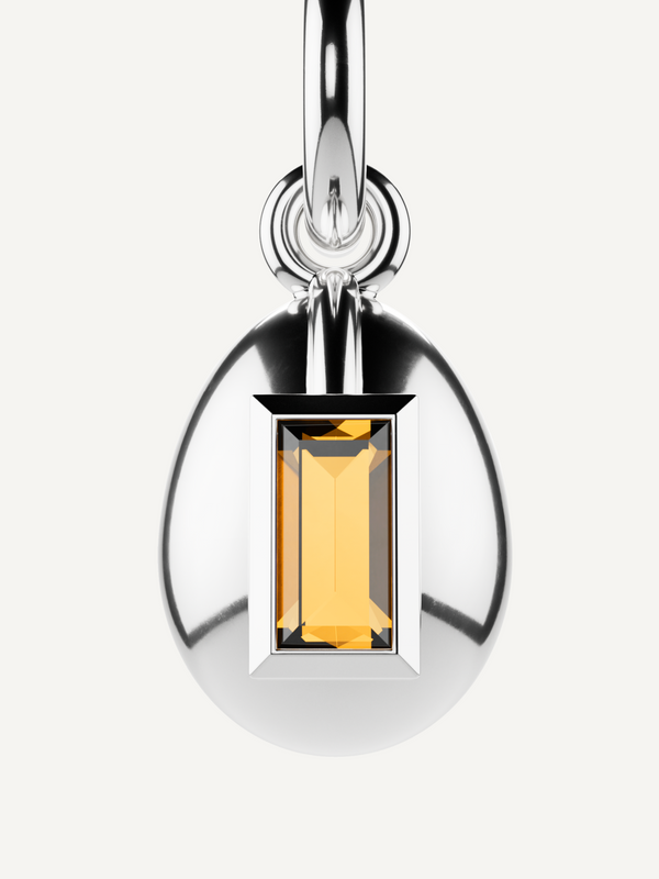 Egg Birthstone Charm, November