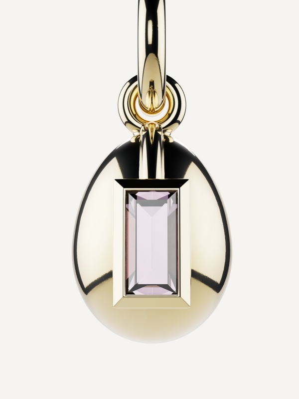 Egg Birthstone Charm, September